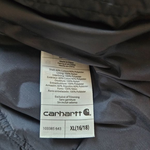Carhartt Women's Quick Duck Jefferson Traditional Jacket, size XL - Picture 5 of 6